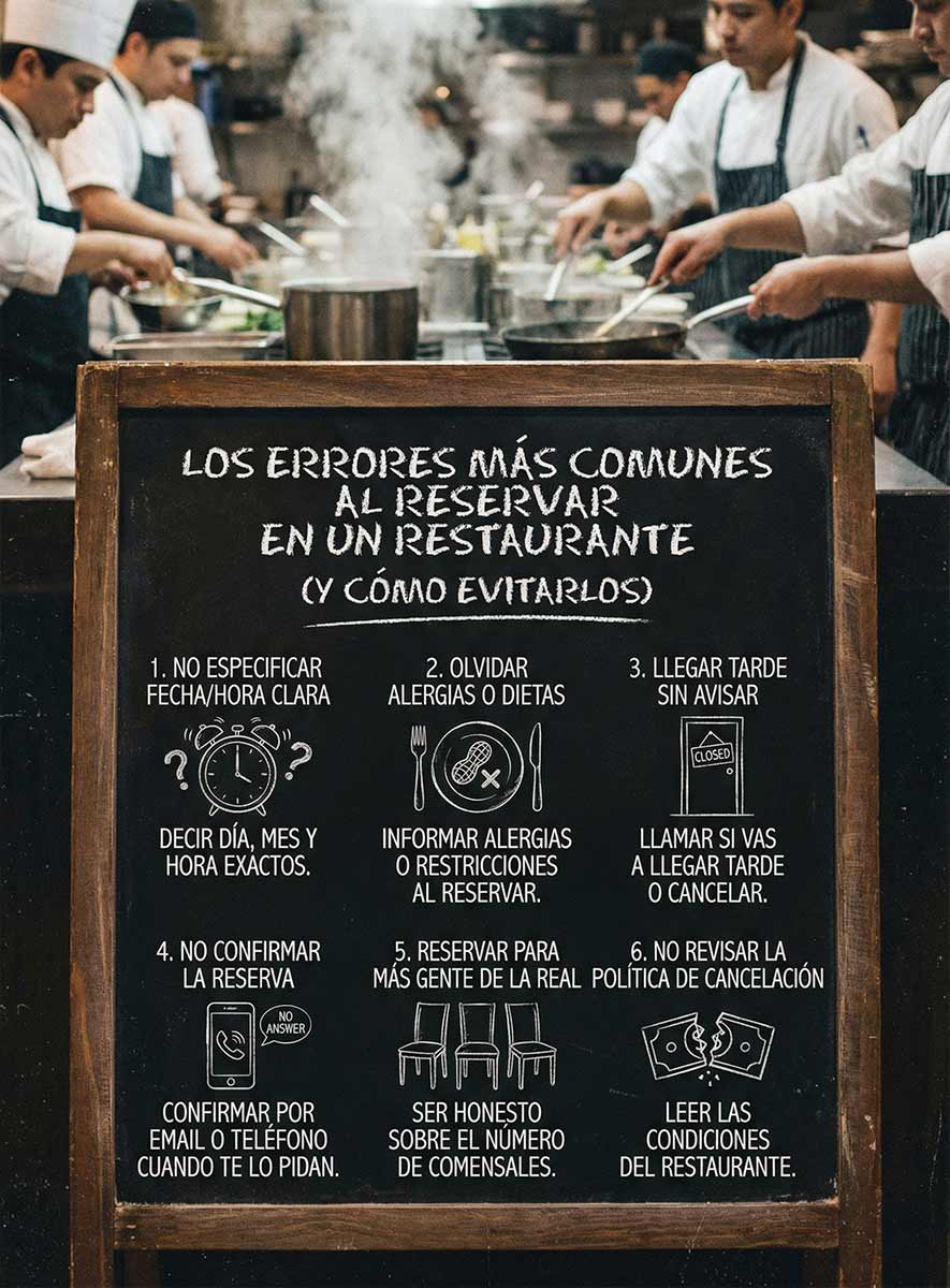 els-errors-mes-comuns-en-reservar-en-un-restaurant-i-com-evitar-los